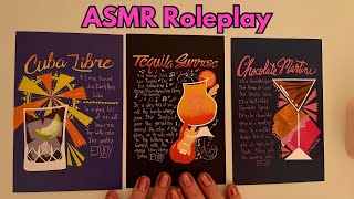 ASMR Bartender Roleplay  Female Whisper Unintentional and Relaxing [upl. by Ahsen]