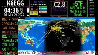 🔴 K6EGG NIGHT 32824 Fusion DMR DStar HF and FT8 Icom IC9700 AND IC7610 [upl. by Cassil]