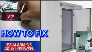 HOW TO FIX E2 ALARM OF ARUKI ETC974  ELIWELL ID974 [upl. by Aicenat]