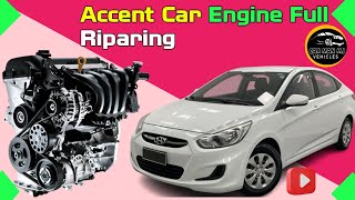 Hyundai Accent Engine Overall Riparing in Pitting [upl. by Namwen]