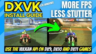 DXVK Install Guide for Windows Vulkan for DX9 DX10 and DX11 Games [upl. by Stelmach639]