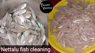 How to clean and wash Anchovies fish Nettalu  Nettalu cleaning  నెత్తలను ఎలా శుభ్రంచేసుకోవాలి [upl. by Waugh155]