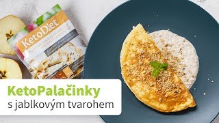 VIDEOrecept KetoDiet KetoPalačinky s jablkovým tvarohem [upl. by Anirbaz447]