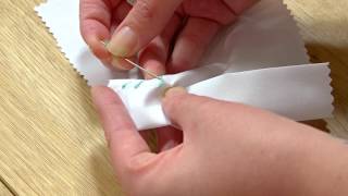 How to do a Hem Stitch  Sewing Quarter Stitch Tutorials [upl. by Carmelina]