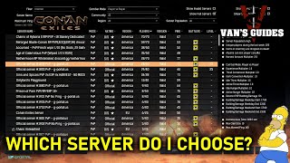 Conan Exiles Guide to Choosing a Server Which is right for you [upl. by Adnohsak]