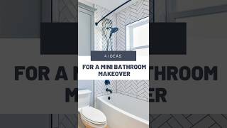 4 Ideas for a Mini Bathroom Makeover [upl. by Ainsworth12]