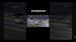 New VS Old Muscle Cars Drag Racing 😳 car cars musclecar racing drifting carshow shorts [upl. by Corwin]