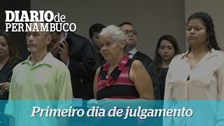 Primeiro dia de julgamento do caso quotCanibais de Garanhunsquot [upl. by Ssur]