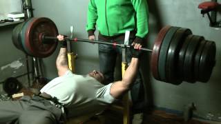 NASION Z RADOMIA wyciskanie sztangi 250kg [upl. by Cochran]