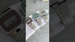 CASIO A168WA3A  A168WA5A  A168WA8A  1994s WATCH 1994swatch watch trending [upl. by Attikram946]