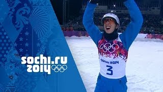 Freestyle Skiing Aerials  Mens Final  Anton Kushnir Wins Gold  Sochi 2014 Winter Olympics [upl. by Garland655]