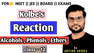 Kolbes Reaction by Arvind Arora sir chemistry class 12th videoअच्छालगेतोsubscribeजरुरकरना [upl. by Liahkim186]