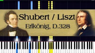 Liszt  Schubert  Erlkönig D328  Piano Tutorial [upl. by Tasia]