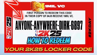 How To Get FREE NBA 2K25 VC Using Locker Codes [upl. by Rosana]