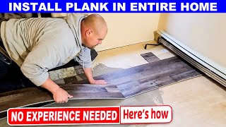 SIMPLE to Use Step by Step Guide for Installing Vinyl Plank EVERYWHERE [upl. by Burney152]