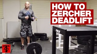 Zercher Deadlift [upl. by Atelahs]