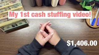 Cash stuffing  1406  November  1st video [upl. by Marmion155]