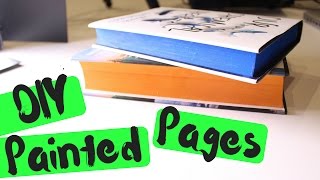 DIY  EDGE PAINTING YOUR BOOKS [upl. by Yursa]