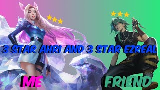 Getting 3 star Ahri and 3 star Ezreal in double up  TFT set 10 [upl. by Nevsa761]