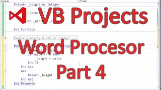 VBNET 2013  Word Processor Part 44 [upl. by Mcferren]