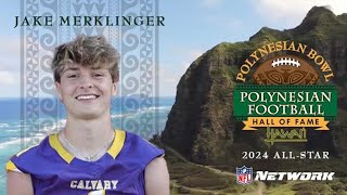 Jake Merklinger Vol 2024 Commit Polynesian Bowl Highlights [upl. by Eciral]