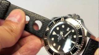 Rolex DeepSea on Vintage TropicStrap [upl. by Blackburn]