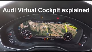 Audi Virtual Cockpit explained [upl. by Arot]