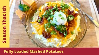 How to Fully Loaded Mashed Potatoes Recipe [upl. by Falda]