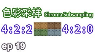 小鲜影室 ep19  色彩采样 Chroma Subsampling 详解  444 422 420之争 [upl. by Ahsienyt837]