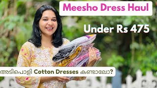 Meesho Dress Haul Under Rs 500  Meesho MaxiMidi Dress Haul  Malayalam  Affordable Dailywear [upl. by Trebeh849]