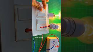 Switch board connection and light connection shorts youtubeshorts electrical electrician yt [upl. by Anaitsirk449]