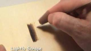 Erasing Woodburning or Pyrography Mistakes [upl. by Aihtnamas]