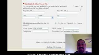 How To Apply For Florida Food Stamps [upl. by Arahsak21]