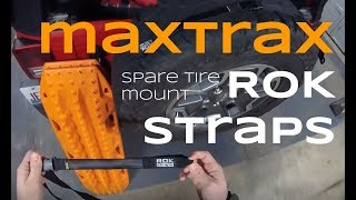 MAXTRAX  ROK Straps  Spare Tire Mount [upl. by Aniger34]