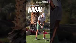 RAFA NADAL shorts diy golftips golf golfer short golfswing power tips videos video [upl. by Rawlinson]