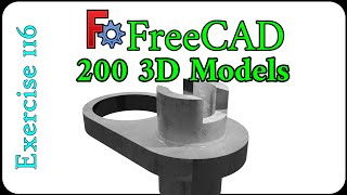 200 3D Models in FreeCAD Exercise 116 [upl. by Dray767]