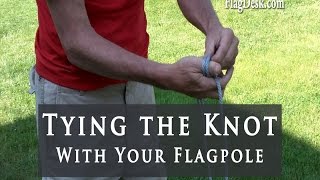 FlagDeskcom  How to Install a Flagpole Part 5 of 6 [upl. by Schmitt816]