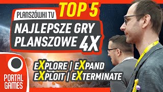 Planszówki TV  Top5 Najlepsze planszowe gry 4x [upl. by Stirling503]