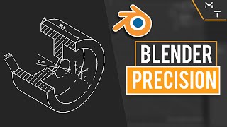 The Basics of Blender 282 Precision Modeling with PDT  How To  Tutorial Part  1 [upl. by Luwana]