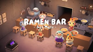 Ramen Bar • Jazz Music • ACNH • Cozy • [upl. by Uot876]