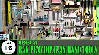 CARA MEMBUAT Rak Hand Tools UNTUK WORKSHOP KAYU TERNYATA MUDAH [upl. by Elvia]