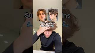 Surfer curtains hair style 🌊🏄‍♂️ [upl. by Darahs]