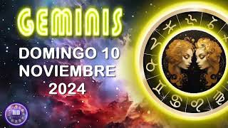 Horóscopo de hoy – GÉMINIS – 10 de noviembre de 2024 [upl. by Pierce938]