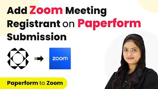 How to Add Zoom Meeting Registrant on Paperform Submission  Paperform to Zoom [upl. by Archibold935]