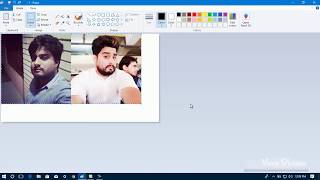 How to Put Two Pictures Together using Paint in Windows 10  11  2022 [upl. by Mario]