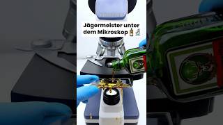 Wie sieht JÄGERMEISTER unter dem Mikroskop aus 🥃🔬🤯 [upl. by Nylirrehs]