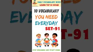 English vocabulary in hindi 🔥  daily uses english words english vocab ytshort [upl. by Yesnel964]