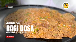 Jharkhand ki special recipe  Raagi chilka roti  Madua roti  Ragi dosa  Finger millets recipe [upl. by Aceissej]