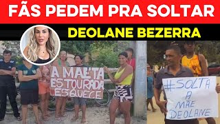 Fãs de Deolane Bezerra Pedem Soltura da Influenciadora na Porta do Presídio no Recife Rick Noticias [upl. by Ulrike]