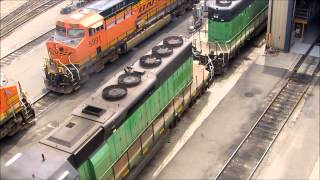 BNSF exBurlington Northern SD402 Load Test [upl. by Dever]